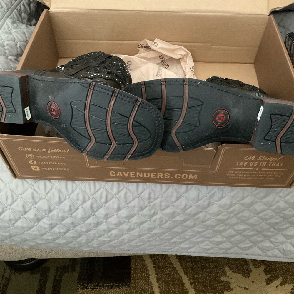 Laredo Leather Cowgirl Boots